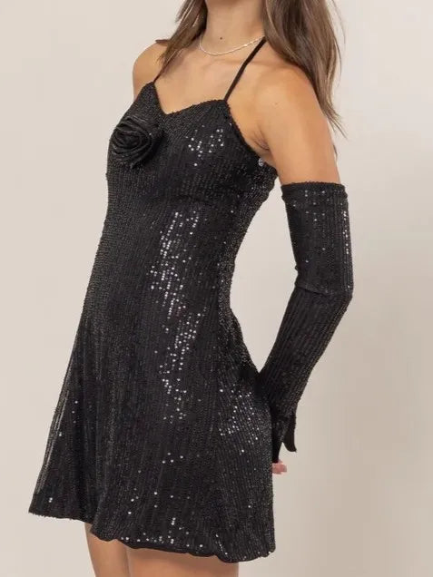 Velin Fashion sequin party dress