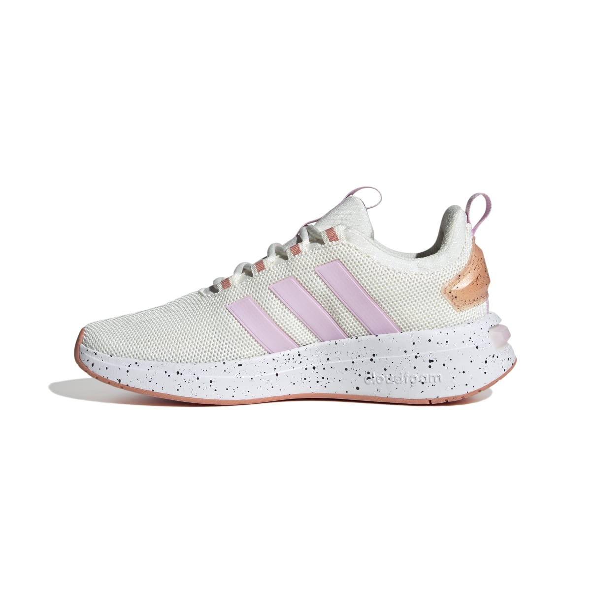 ADIDAS IF0044 RACER TR23 WMN'S (Medium) White/Orchid/Beige Textile Running Shoes